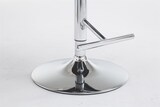 thumbnail of Barhocker SUTUN - Stoff Taupe 60x56x93 cm Silber | Barstuhl Höhenverstellbar Mit Lehne Drehbar Tresenhocker Tresenstuhl Kneipenhocker Kneipenstuhl