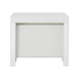 thumbnail of Dmora Ausziehbarer Esstisch Martino, Ausziehbare Konsole bis zu 12 Sitzplätzen, Tisch mit Verlängerungshalter, cm 51/300x90h77, glänzend weiß