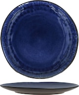 thumbnail of 6er Set Speiseteller Reactive Glaze Navy Blue- Athens