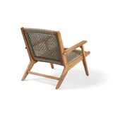 thumbnail of Transat Fauteuil de jardin bas en bois d'Acacia FSC et en résine tressée - modele MERIDA - Vert olive AUCUNE