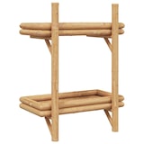 thumbnail of vidaXL Wandregal mit Regal Wandmontiert Braun 45 x 26 x 60 cm Bambus