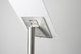 thumbnail of Edelstahl-Infoständer-System »Q« mit Plakattasche für DIN A4 schräg