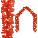 thumbnail of Weihnachtsgirlande mit LED-Lichtern 10 m Rot