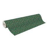 thumbnail of Rouleau de papier cadeau Alliance Fantaisie, 60 g/m², 50m x 0,70m, motif Bonnets de Noël