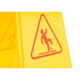thumbnail of METRO Professional Cartello segnaletico per pavimenti scivolosi,  polipropilene, 31 x 3.5 x 62 cm, giallo