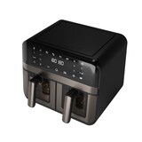 thumbnail of Friggitrice ad Aria AIWA FUTAGO Dual Zone 9L 2400W Acciaio Inox