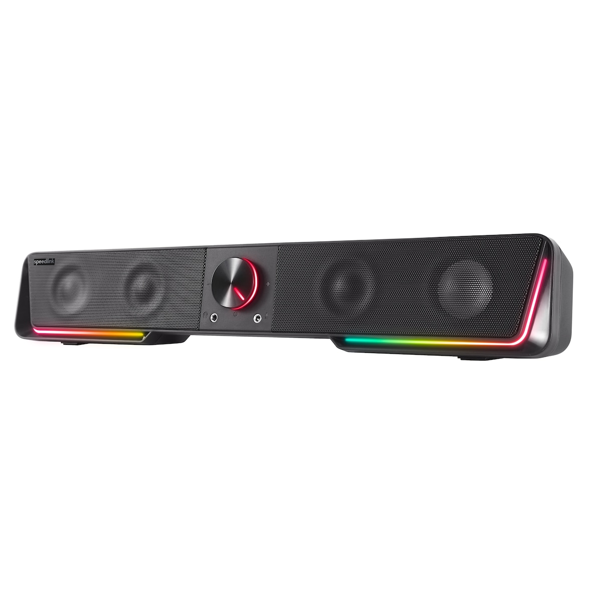 GRAVITY RGB Stereo Soundbar, black
