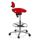 thumbnail of Kruk / draaikruk / werkstoel WORK MF rood hjh OFFICE