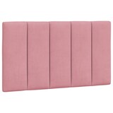 thumbnail of vidaXL Bettgestell mit LED-Leuchten Rosa 90x190 cm Samt