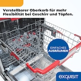 thumbnail of Exquisit Einbaugeschirrspüler 60cm, Vollintegrierte Spülmaschine, 14 Maßgedecke, Aquastop, Automatischer Türöffner, EGSP9614-E-031B inox
