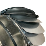 thumbnail of Fumaiolo comignolo girevole zincato base tonda con attacco femmina - 25cm