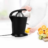 thumbnail of Princess presse agrume électrique Semi-Professionnel-Edition Black Steel-201853, Noir.