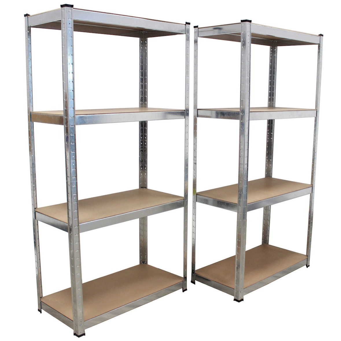 Schwerlastregal 160x80x40 cm 2er Set Lagerregal Kellerregal Metallregal Garagenregal