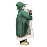 thumbnail of Vacchetti Babbo natale in tessuto oro verde cm27x14h60