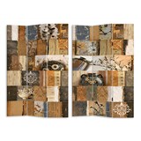 thumbnail of Vacchetti Paravento stampa 3 ante decoupage cm120,6x2,5h180