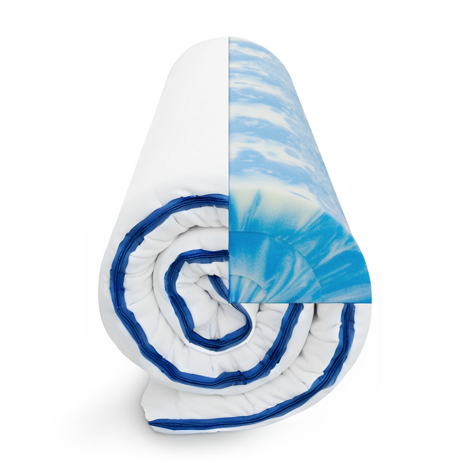 Gel-Topper CoolRelax, Matratzenauflage 180x200, vegane Matratzentopper aus Gelschaum, Höhe ca. 8 cm, Premium Materialien Made in Germany