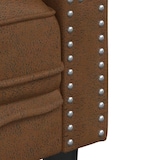 thumbnail of vidaXL Chesterfield-Sessel Braun Kunstleder in Wildleder-Optik