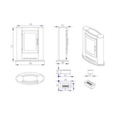 thumbnail of Lareira a bioetanol Lareira Interior Modelo Viena