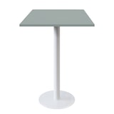 thumbnail of Restootab - Mange-debout Rome pied blanc 60x60cm gris medio