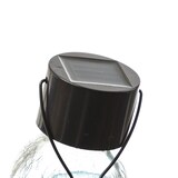 thumbnail of LED Solar Hängeleuchte CRACKLE Bruchglas-Optik Kugelleuchte H: 9cm 4St