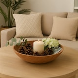 thumbnail of WellHome - Cuenco redondo de madera de teca 40x9cm