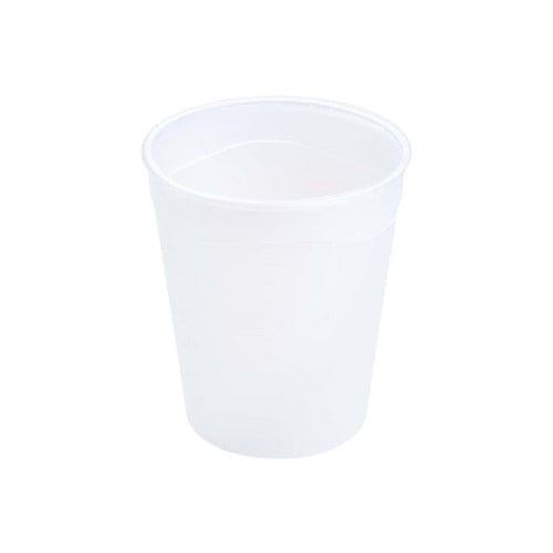 150 Plastikbecher Mehrwegbecher Kaffeebecher PP klar Ø80x92mm 0,2l