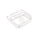 thumbnail of PEUGEOT Keramik Auflaufform APPOLIA 32cm Rechteckig Blau Spülmaschinenfest