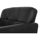 thumbnail of Orlando eetkamerstoel, keukenstoel draaistoel stoel, kunstleer chroom ~ zwart