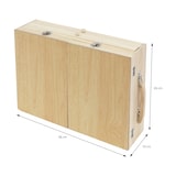 thumbnail of ECD Germany Malset Koffer 85-teilig – Künstler-Set mit Acrylpad & 3 Zeichenblöcken, Holzkiste, Malkasten, Kunstbedarf für Einsteiger & Profis