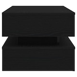 thumbnail of vidaXL Couchtisch mit LED-Leuchten Schwarz Eichen-Optik 90x50x40 cm