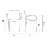 thumbnail of METRO PROFESSIONAL Gastro Stapelstoel Iluna, kunststof, wit