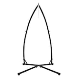 thumbnail of ECD Germany Hängesesselgestell Schwarz 208 cm, stabil & sicher bis 120 kg, Stahlrohr, freistehendes Gestell für Hängesessel & Hängestuhl