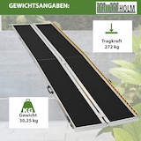 thumbnail of TRUTZHOLM Rollstuhlrampe 305 cm Traglast 272 kg Alu 2-fach klappbar friktionsbeschichtet Kofferrampe