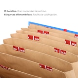 thumbnail of Archivador fuelle tamaño folio  POKF Azul