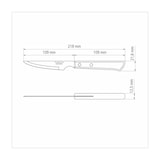 thumbnail of Tramontina coltelli bistecca Churrasco acciaio inox marrone Set 6 Pezzi 12,5 cm