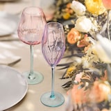 thumbnail of Cristal D'Arques Swirly Spring Caja 4 Copas Cristalín 47Cl