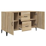 thumbnail of Helloshop26 - Buffet bahut commode armoire meuble de rangement organisateur cuisine salle de séjour salon sonoma 100 x 36 x 60 cm 02_0031464