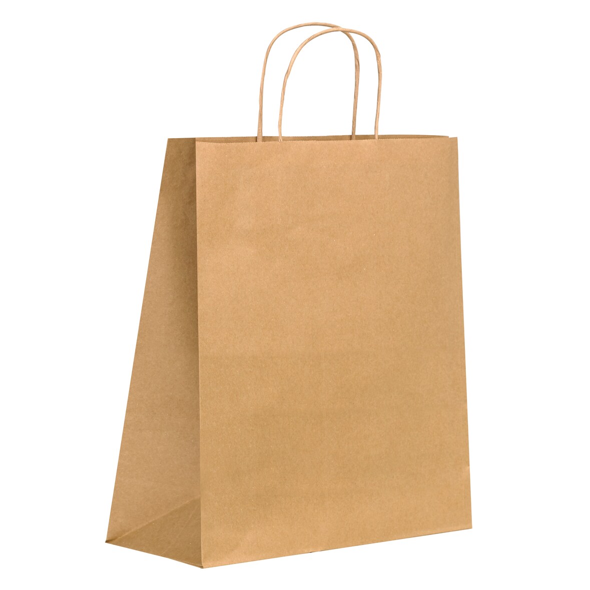 Firstpack CABF2816BR shopper con manici sottili in carta kraft 280x160x300 mm. Scatola da 200 pz.
