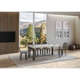 thumbnail of Itamoby Tavolo allungabile 80x160/244 cm Linea bianco frassino telaio Antracite