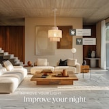 thumbnail of tectake Pendelleuchte Allegra aus Jute im Boho-Stil, 40W  Natur