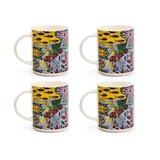 thumbnail of Excelsa Set Von 6 Mugs Afrika Porzellan 30 Cl Bunt