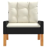 thumbnail of vidaXL 4-tlg. Garten-Lounge-Set mit Kissen Poly Rattan&Massivholz