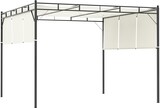 thumbnail of Pérgola 3x3 m Cenador de Jardín con Techo Retráctil Tela de Poliéster y Tubo de Acero para Patio Terraza Exterior