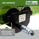 thumbnail of Portalkran mit Laufkatze Tragkraft 1 t Stahl Hubhöhe 2400 - 3600 mm Durchfahrtsbreite Kran 2400 mm