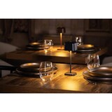 thumbnail of Olympia Lucca Tischlampe quadratische Kuppel Schwarz 200mm