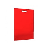 thumbnail of MONOUSO - Vliesstofftasche Gestanzten Griffen Rot 30+10x40cm (25 Stück)