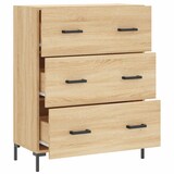 thumbnail of vidaXL Sideboard Sonoma-Eiche 69,5x34x90 cm Holzwerkstoff