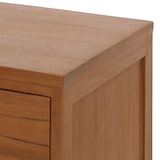 thumbnail of Teak-Badezimmerkommode HWC-M90, Badschrank Waschtisch, hochwertiges B-Grade-Teak (Kernholz, 20-30 Jahre), 81x155x50cm