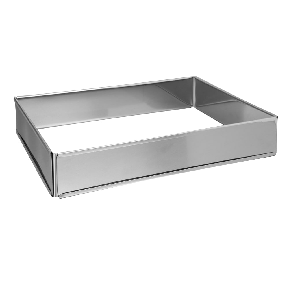 TABLE PASSION Ausziehbarer Teigrahmen - Lares Grau Rechteck Inox