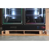 thumbnail of Gasfrit - Armario expositor para bebidas refrigeradas Subzero 2 puerrta, gran capacidad 1253 x 710 x 2050 mm 450 litros, luz LED multicolor